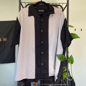 Black Milano Bay Bowling Shirt